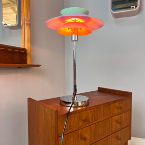 Tischlampe flieder pastell neu lackiert aus Dänemark