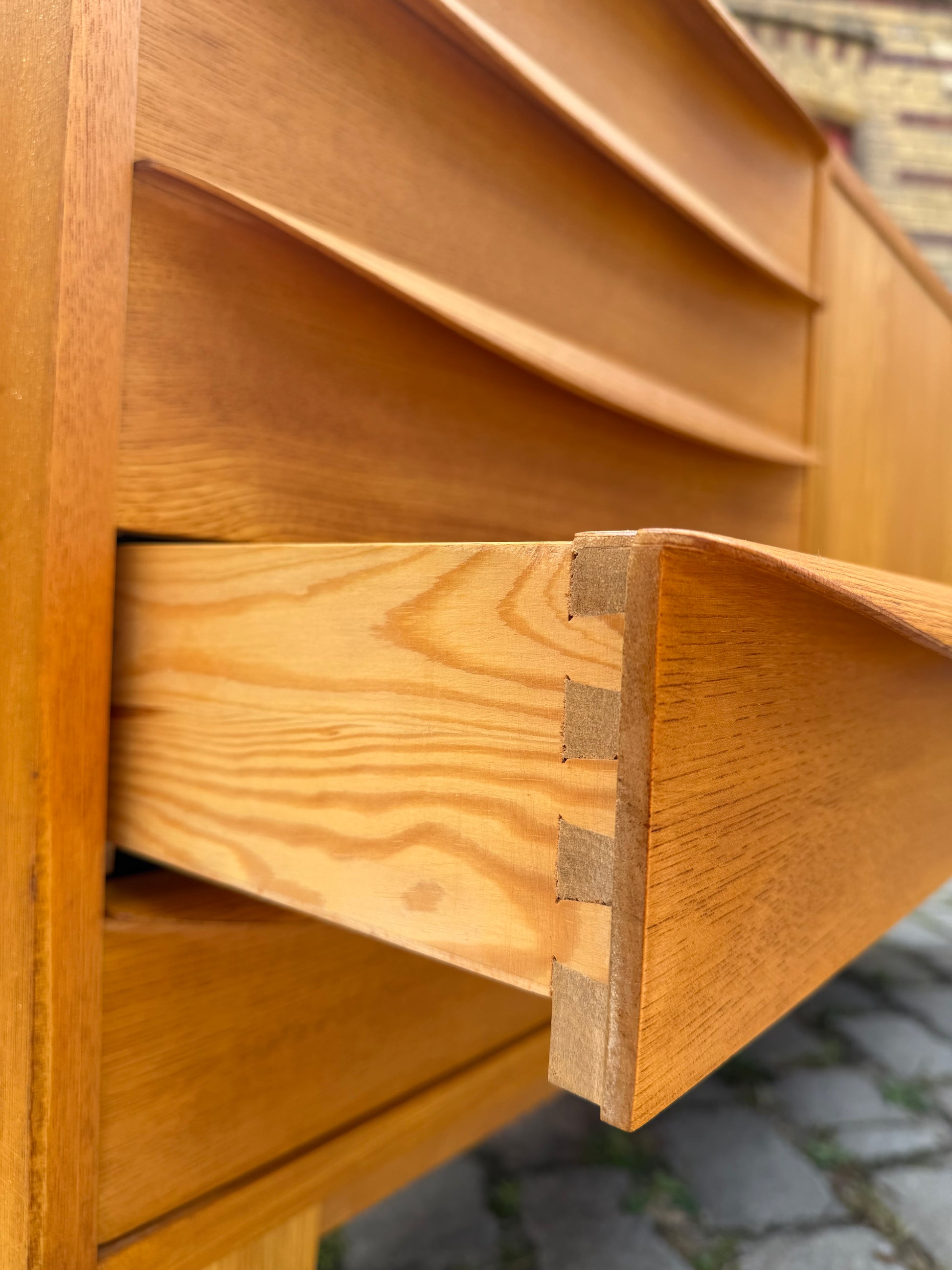 Sideboard Typ 602/K Esche von Franz Ehrlich für Hellerau