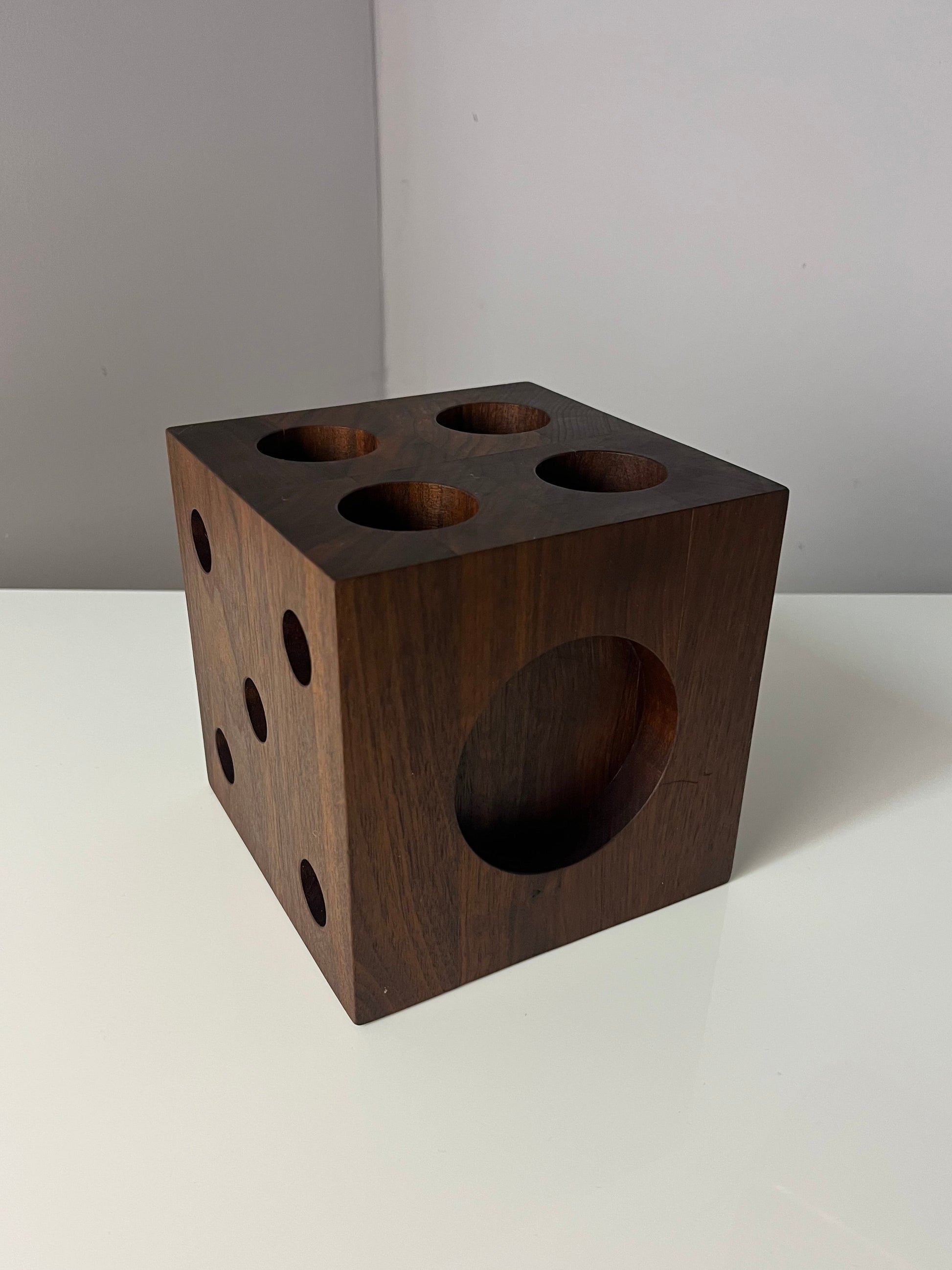 Großer Würfel Teak aus Dänemark