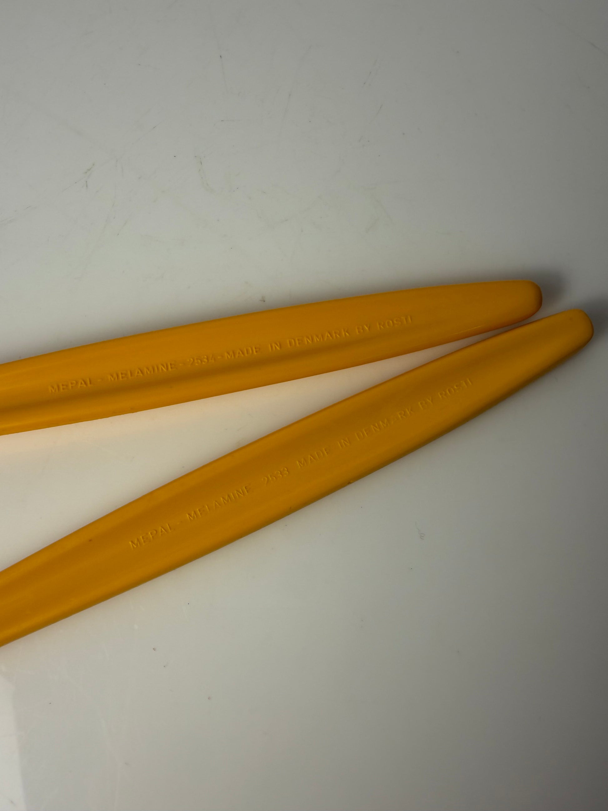 Salatbesteck Typ 2533/2534 gelb Melamin von Mepal