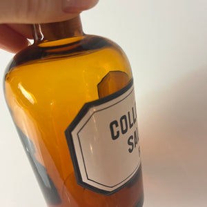 Apothekerglas Collodium Salicylic. RF braun