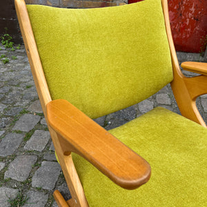 Sessel Z grün neu gepolstert