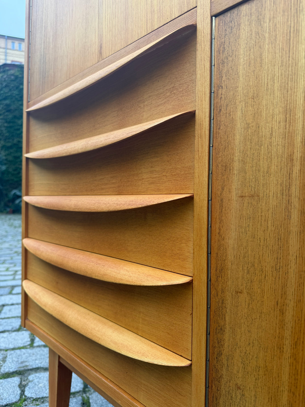 Highboard Typ 602/G Esche von Franz Ehrlich für Hellerau