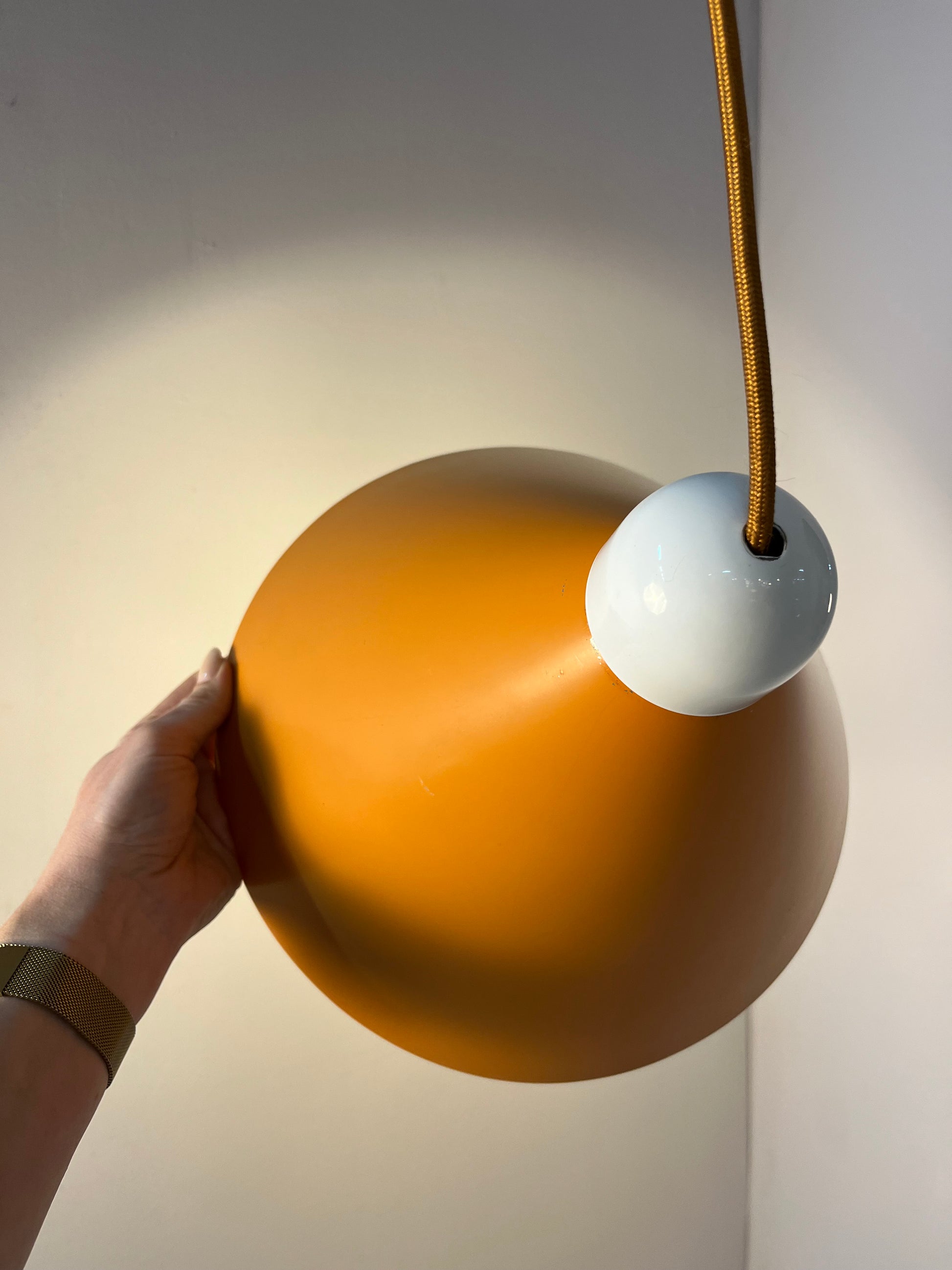 Hängelampe orange aus Dänemark