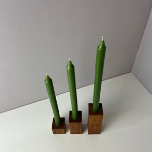 Set: Trio Kerzenständer Teak