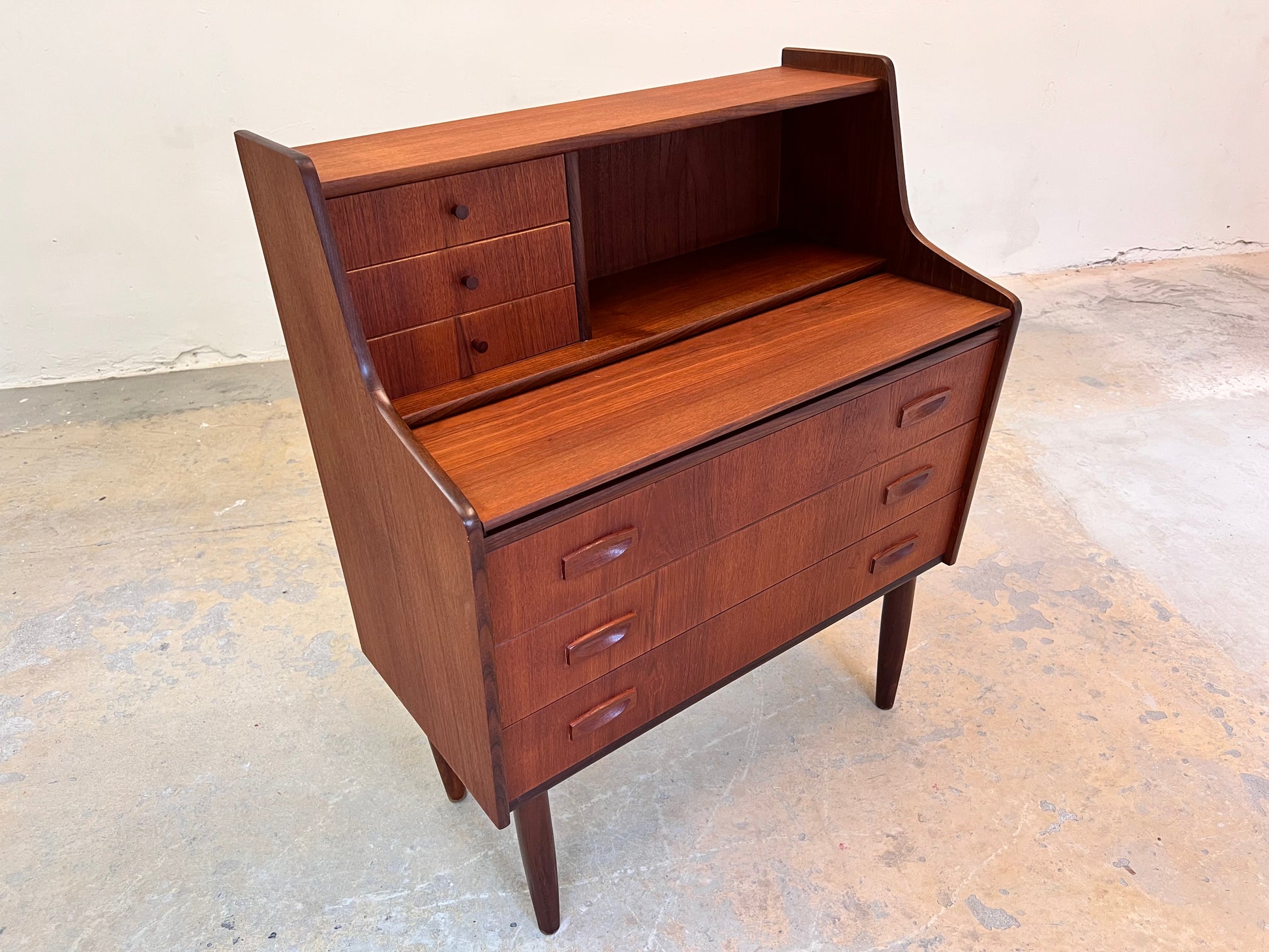 Sekretär Teak aus Dänemark