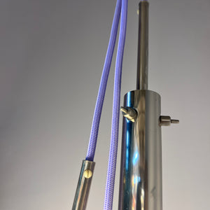 Hängelampe Chrom mit variablem Leuchtmittel