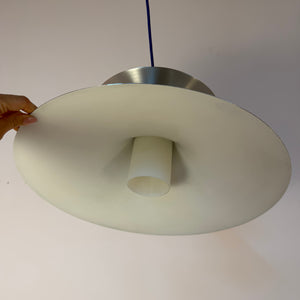 Lamellenlampe silber aus Dänemark