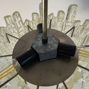 Kronleuchter Eisglas Acryl von VEB Narva