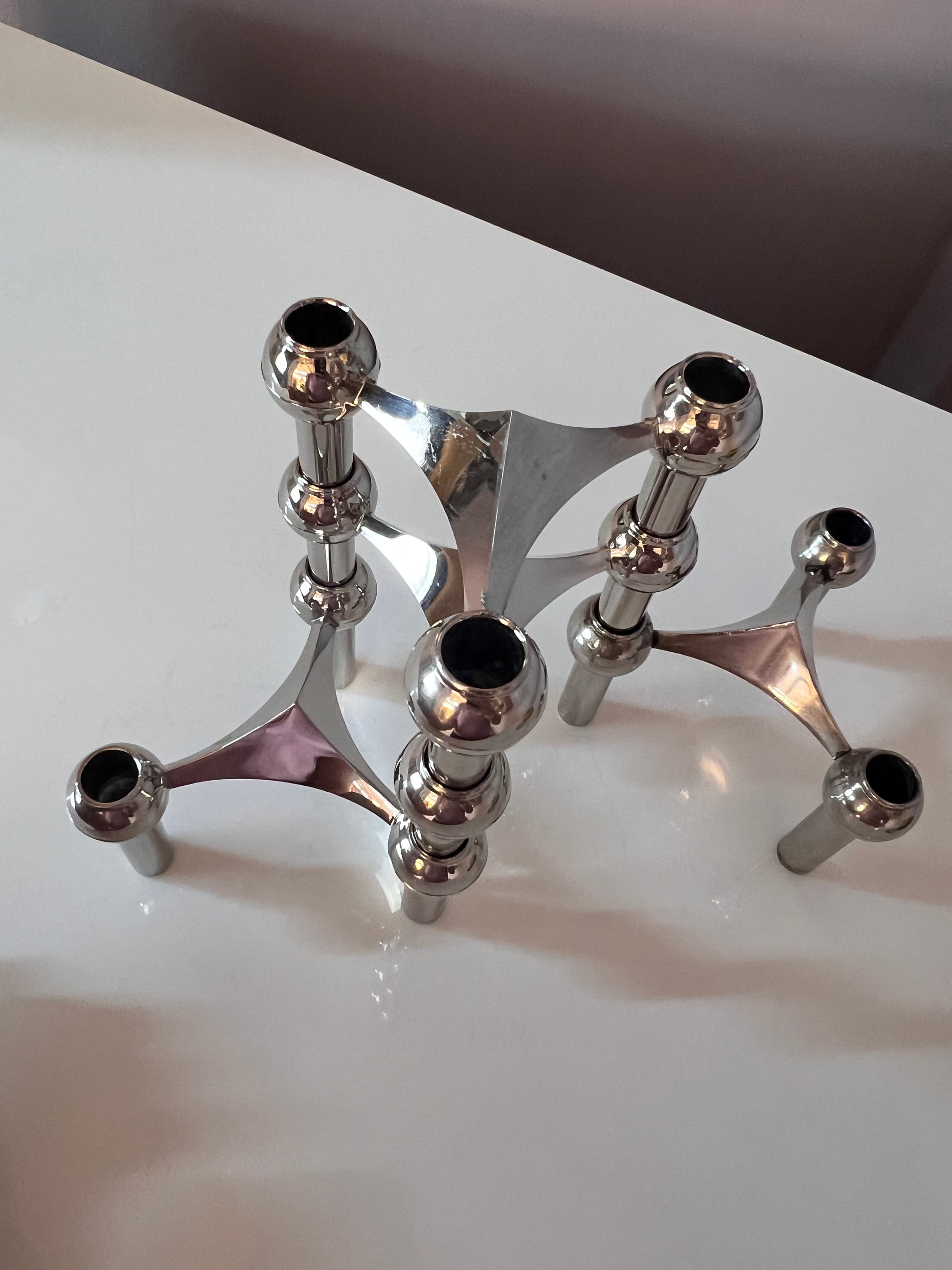 Set: 4x Modularer Kerzenständer von Stoff & Nagel für BMF