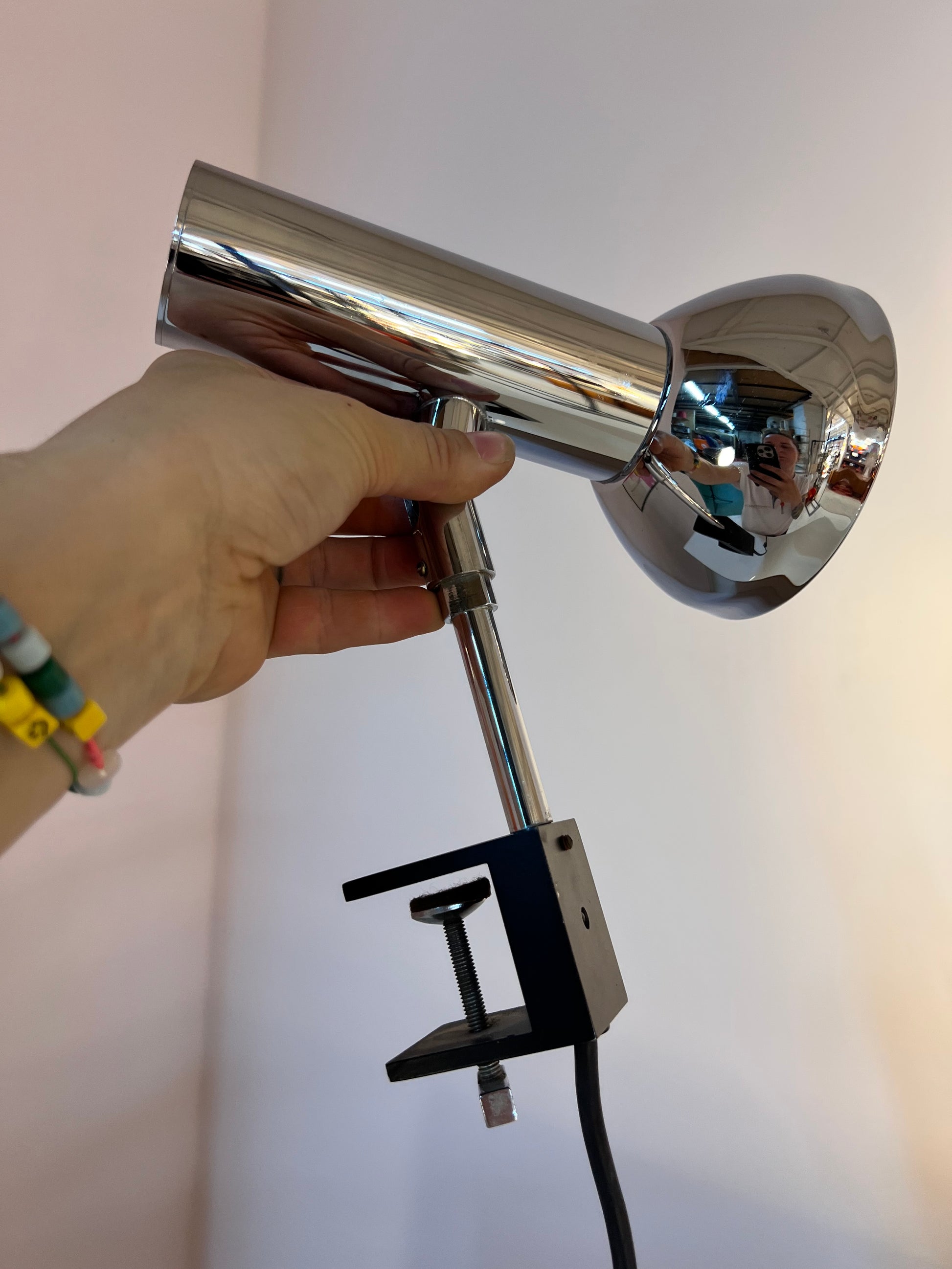 Klemmlampe Chrom von Cosack