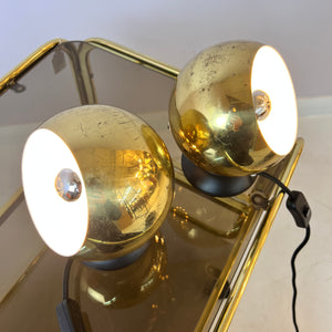 Set: 2x Kugellampe gold von Horn