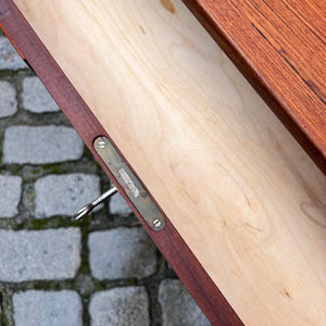 Kommode Teak mit Schloss aus Dänemark