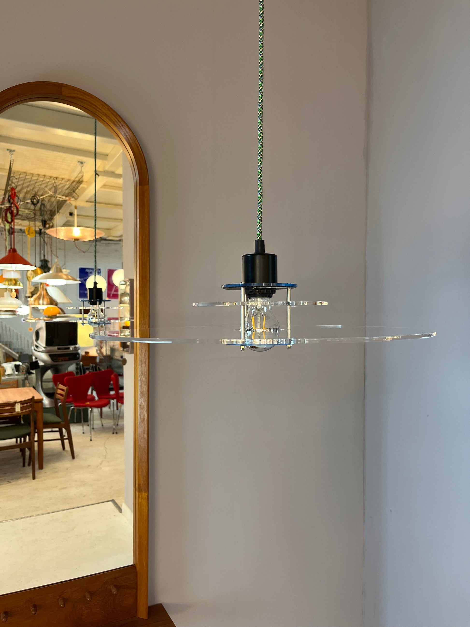 Hängelampe Space transparent Plexiglas von Design Light