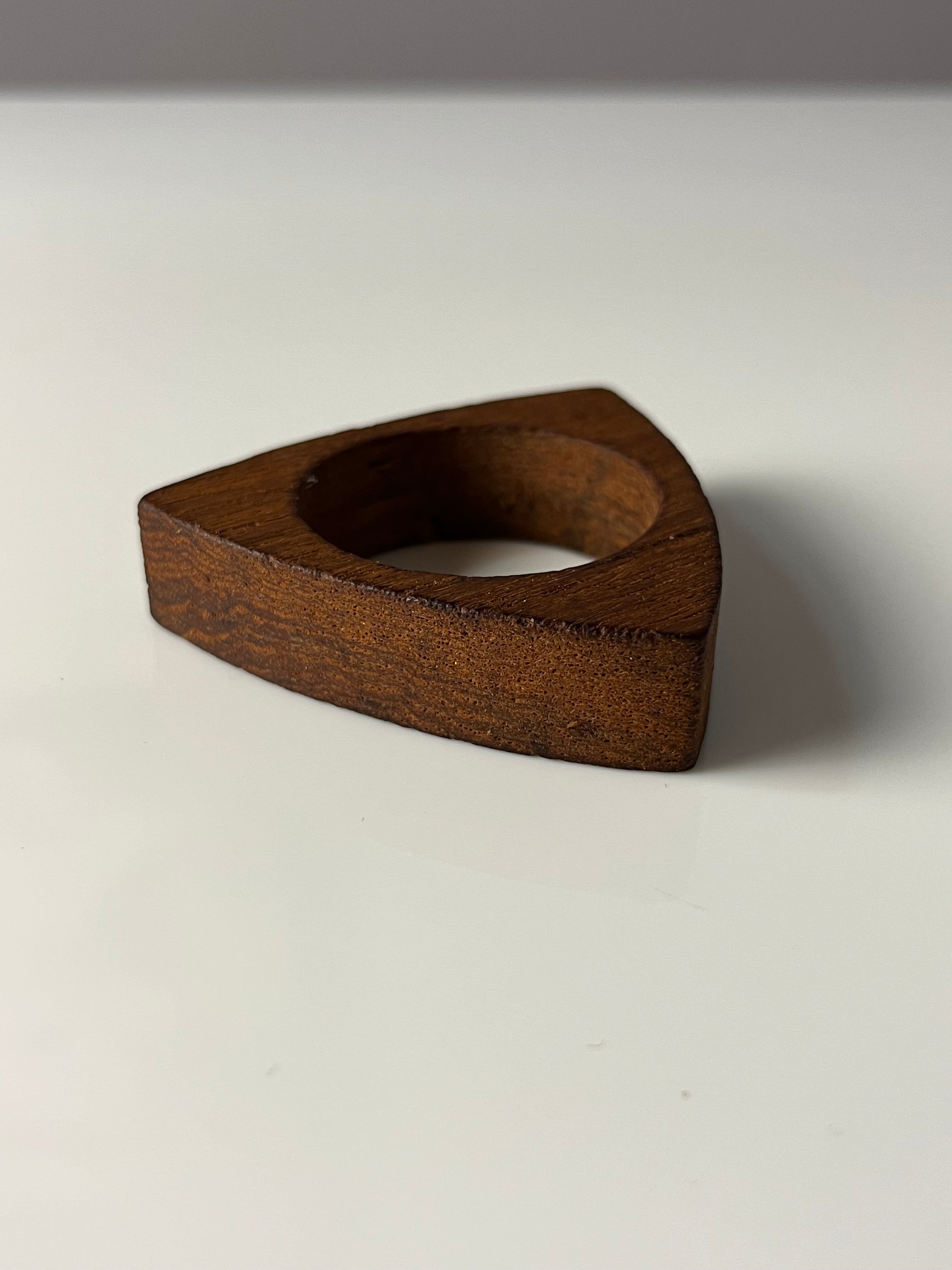 Set: 5x Serviettenring Teak aus Dänemark