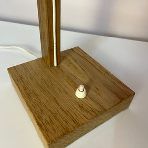 Schreibtischlampe orange Eiche von Luxus Vittsjö