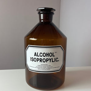 Apothekerglas Alcohol Isopropylic braun