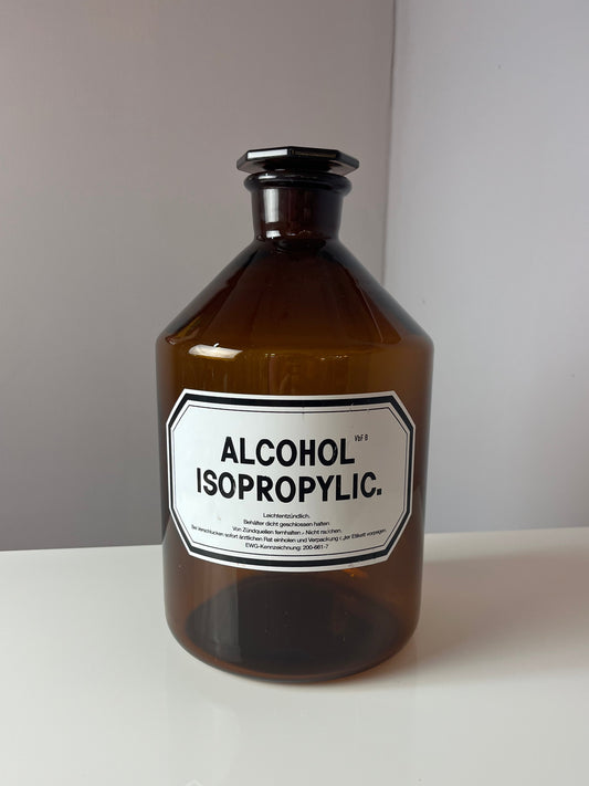 Apothekerglas Alcohol Isopropylic braun
