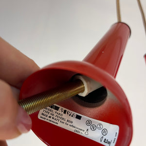 Hängelampe Paris rot von Lyfa