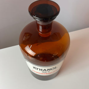 Apothekerglas Äthanol braun
