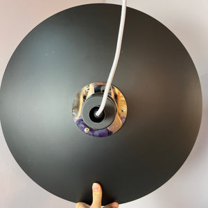 Lamellenlampe schwarz weiß aus Dänemark