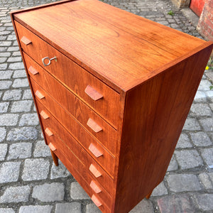 Kommode Teak von A. Ahlström Osakeyhtiö für Warkaus