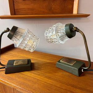 Set: 2x Tischlampe 50er