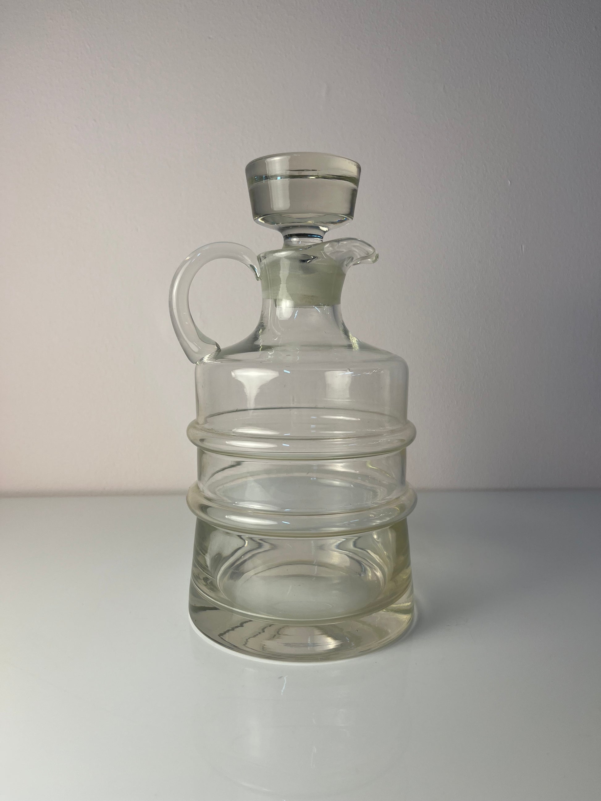 Likörkaraffe mit Stopfen Glas