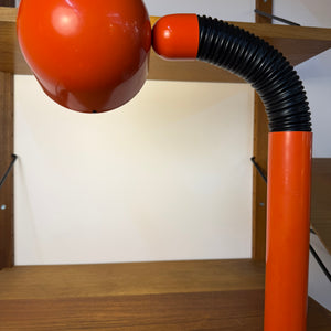 Klemmlampe orange schwarz aus Dänemark