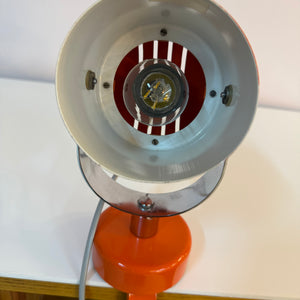 Klemmlampe / Wandlampe Combi Lux orange Chrom von Stanislav Indra für Lidokov Boskovice