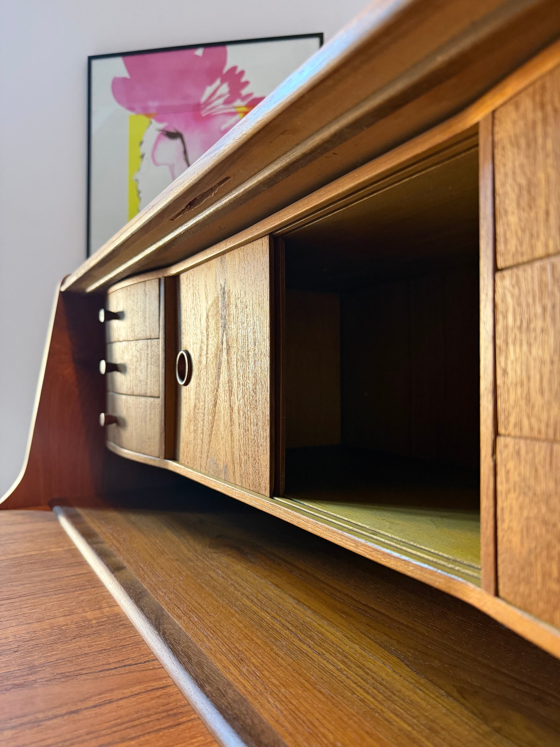 Sekretär Teak aus Dänemark