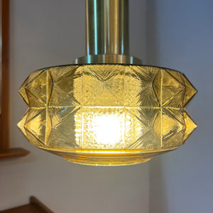 Hängelampe gold Glas von Vitrika