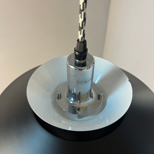 Lamellenlampe schwarz aus Dänemark