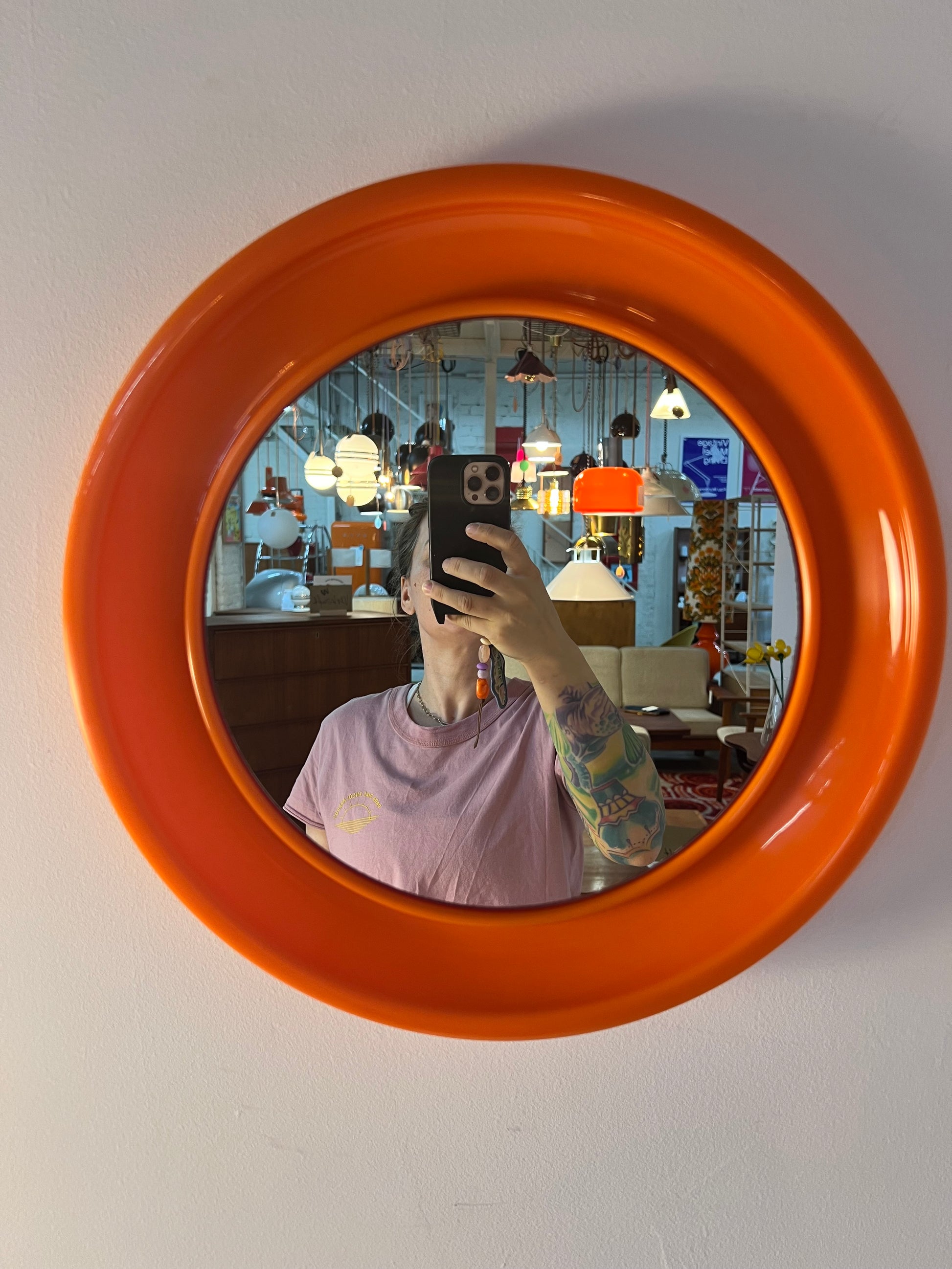 Kunststoff Spiegel Orange