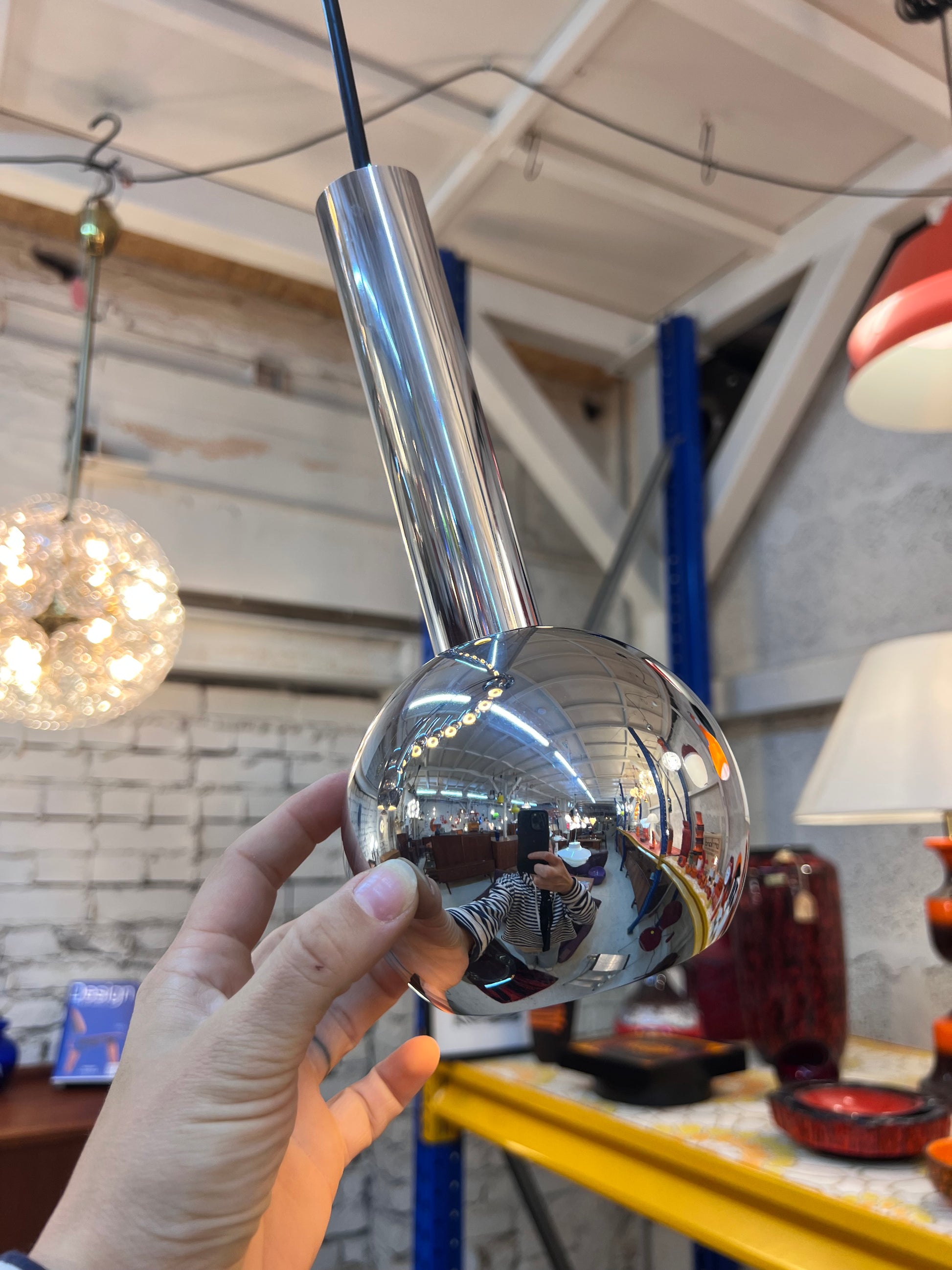 Kaskadenlampe 10-flammig Chrom von STAFF