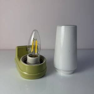 Wandlampe Modell 6080 mintgrün von Sigvard Bernadotte für Ifö