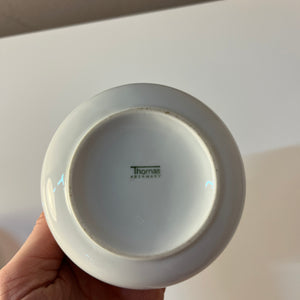 Set: Zucker & Milchkännchen Kiruna Garden weiß blau von Tapio Wirkkala für Thomas