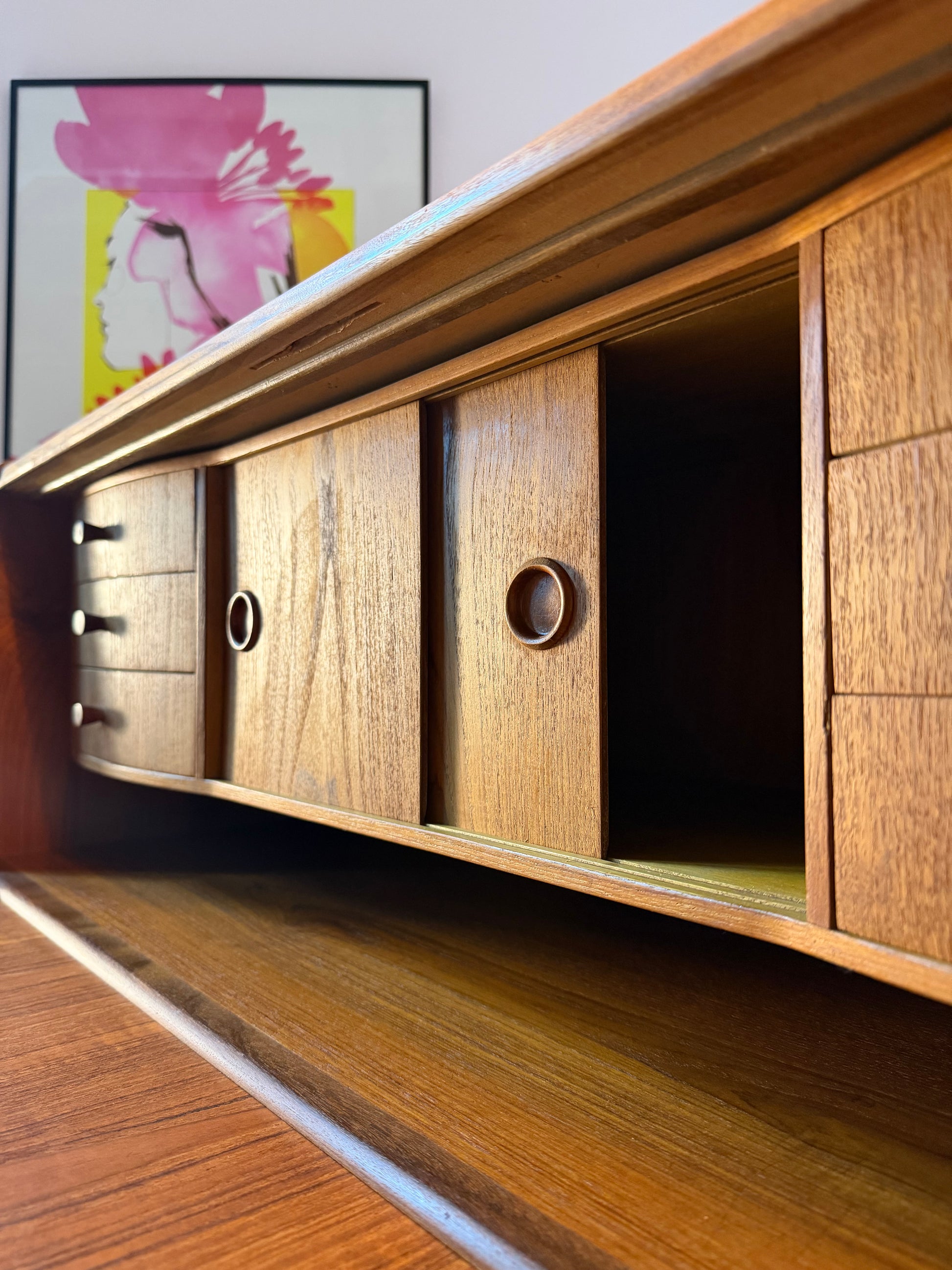 Sekretär Teak aus Dänemark