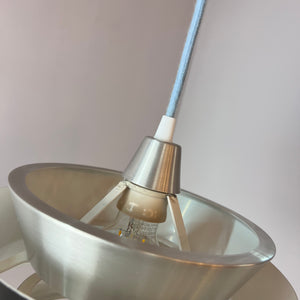 Lamellenlampe Trava schwarz silber von Carl Thore für Granhaga