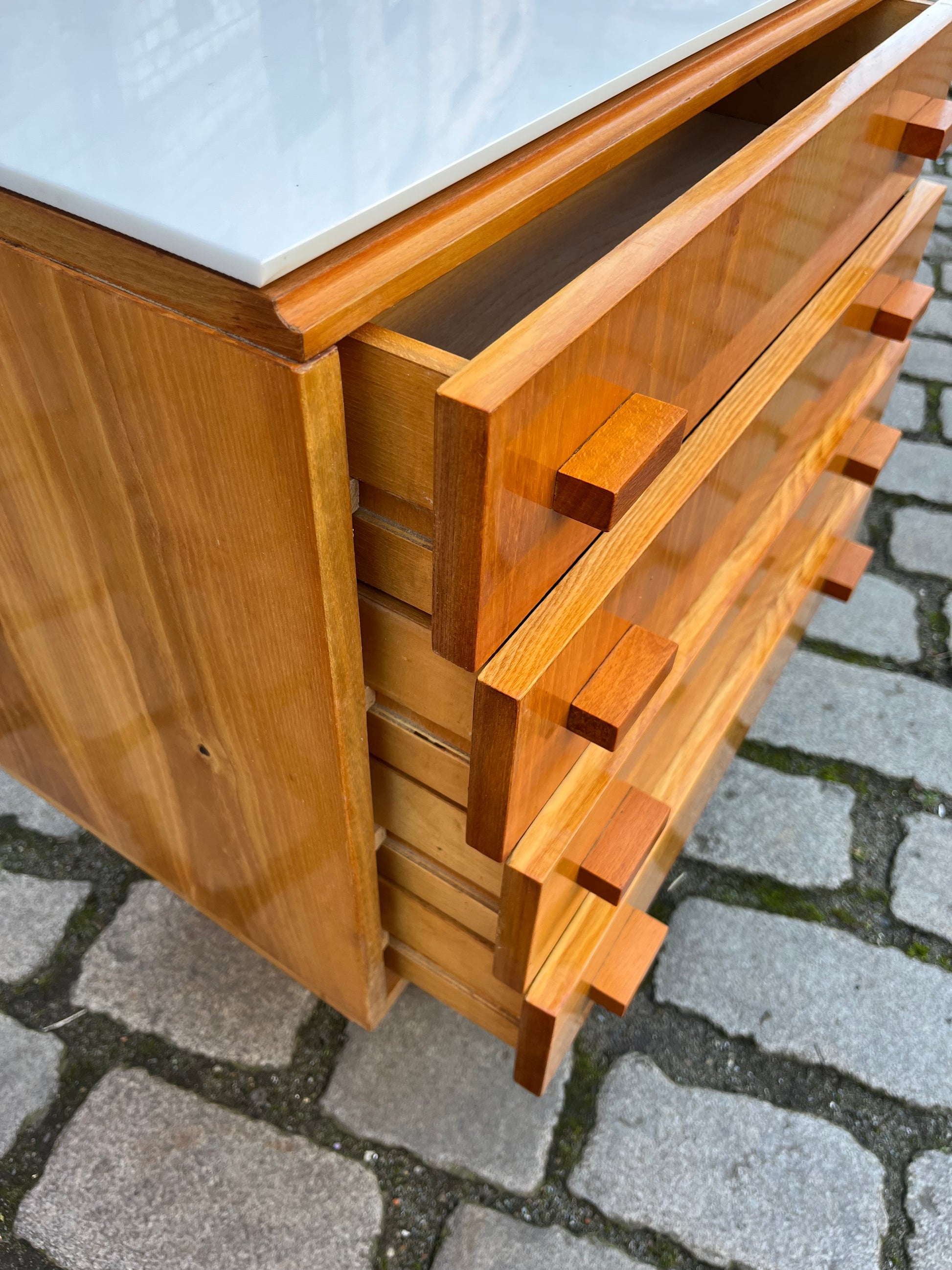 Set: 2 Nachttische von František Mezulánik für Nový Domov