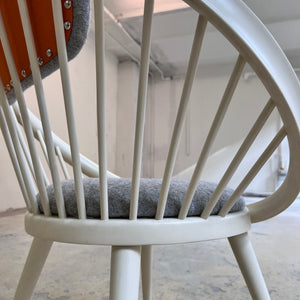Circle Chair weiß von Yngve Ekström für Swedese