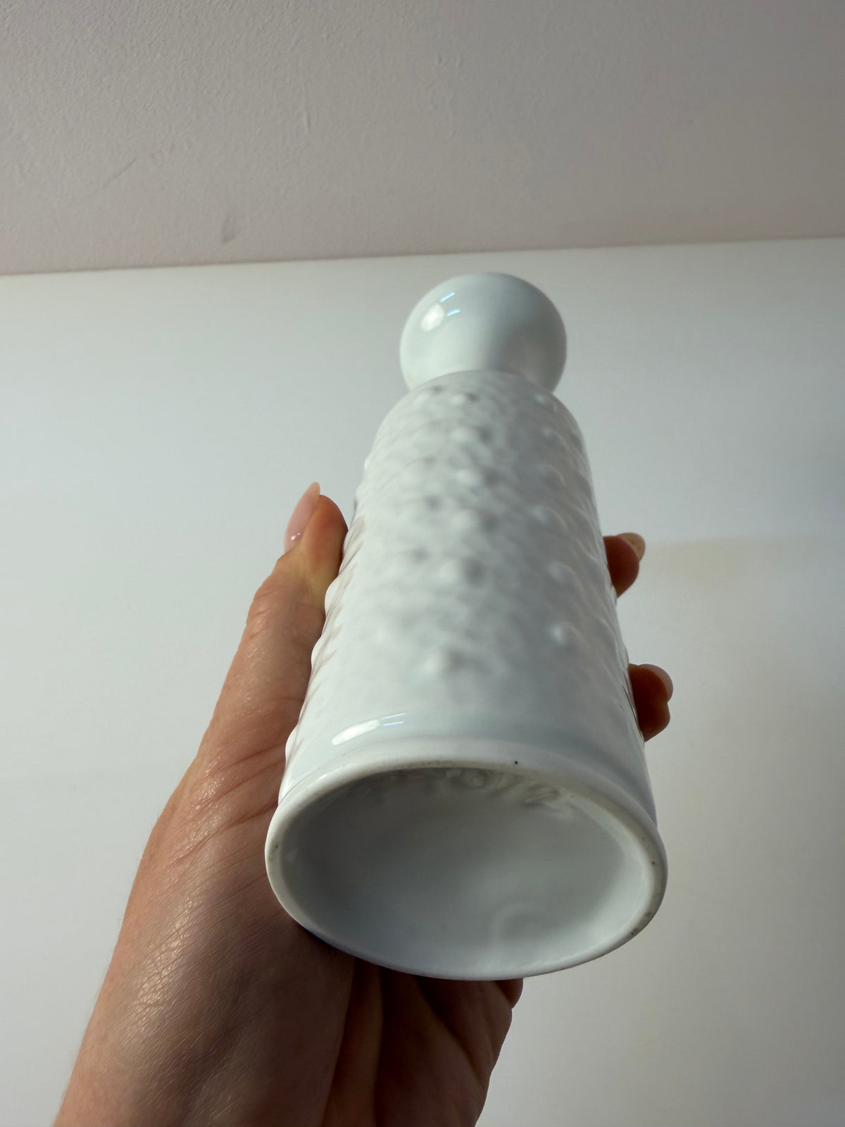 Vase 740/2 weiß Porzellan von Royal Porzellan Bavaria KPM
