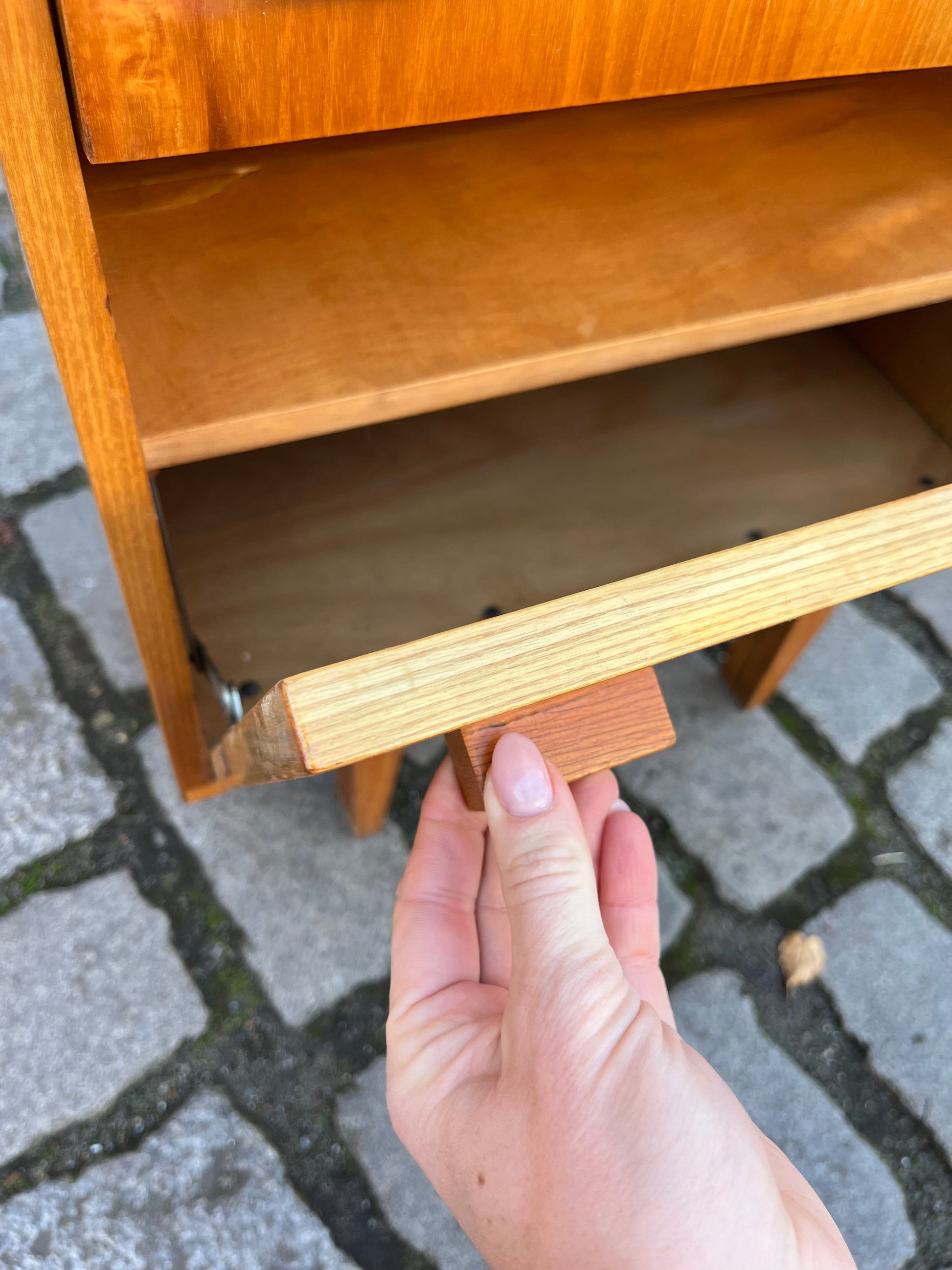 Set: 2 Nachttische von František Mezulánik für Nový Domov