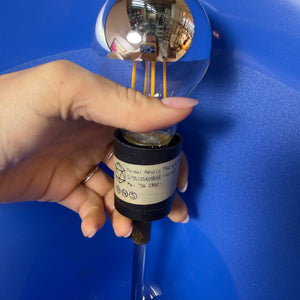 Hängelampe Modell Apollo blau Kunststoff von Nordisk Solar