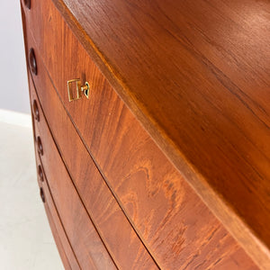 Kommode mit gerundeter Front Teak aus Dänemark