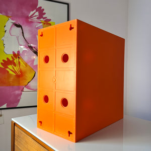 Plattenregal Kunststoff orange Dänemark