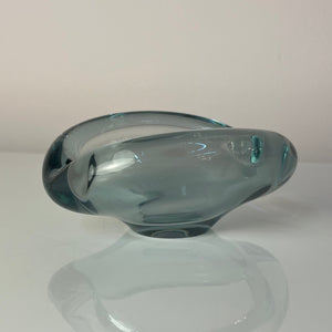 Aschenbecher hellblau Glas von Per Lütken von Holmegaard