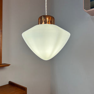 Hängelampe Opal & Kupfer Dänemark