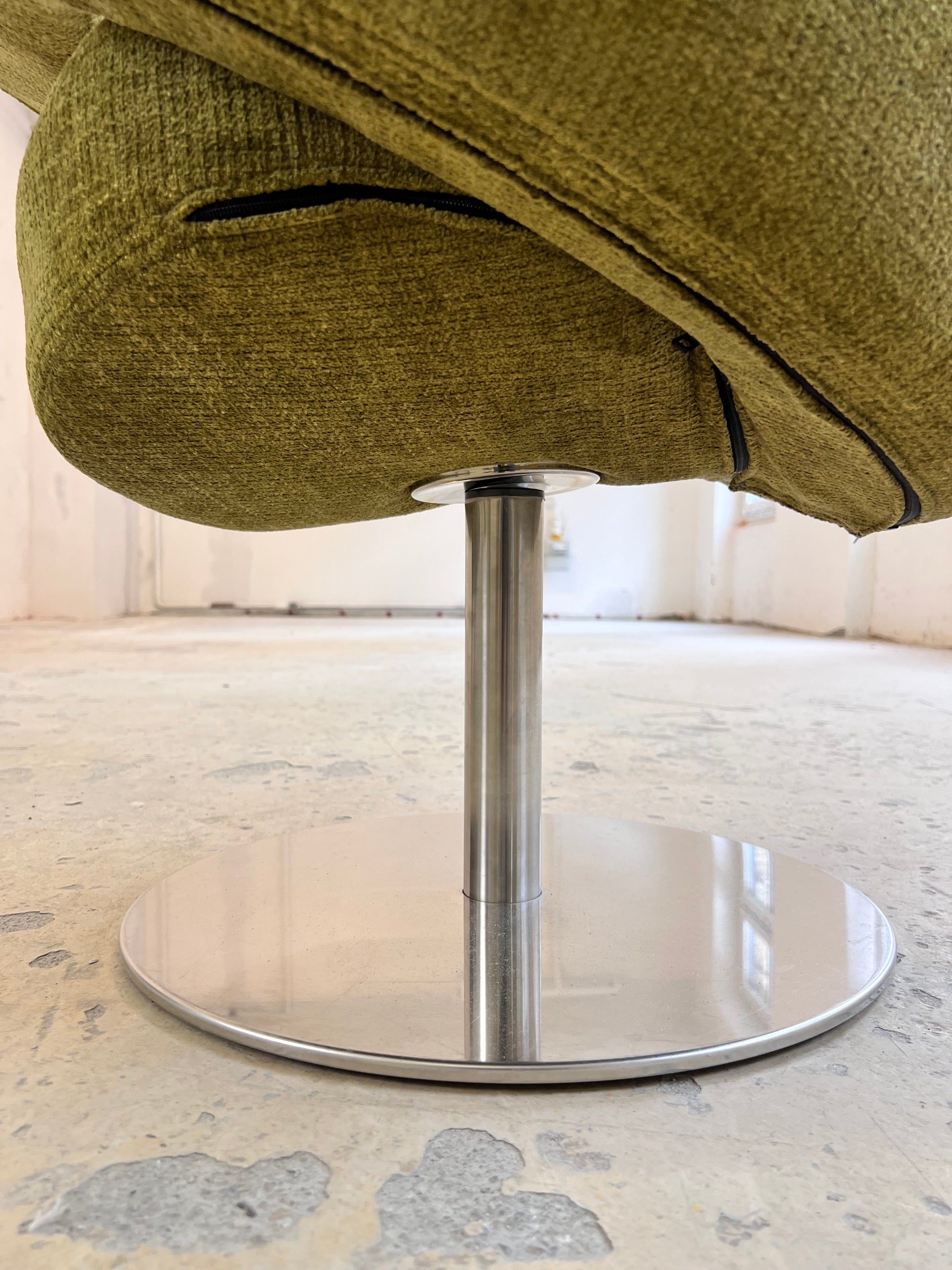 Sessel Modell Hello neu gepolstert grün von busk+hertzog für Softline