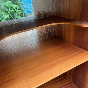 Highboard mit Vitrine Teak aus Dänemark
